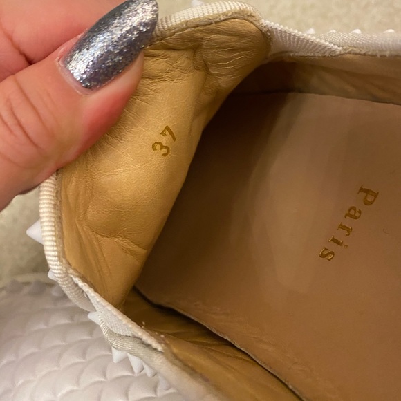 Christian Louboutin PikBoat Nappa Scallop Sneakers - Picture 7 of 8